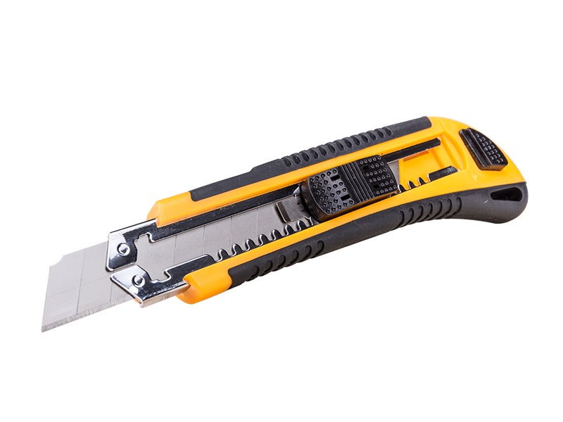 סכין יפנית גומי אוטומטית מסיבית + 5 להבים דגם 63103