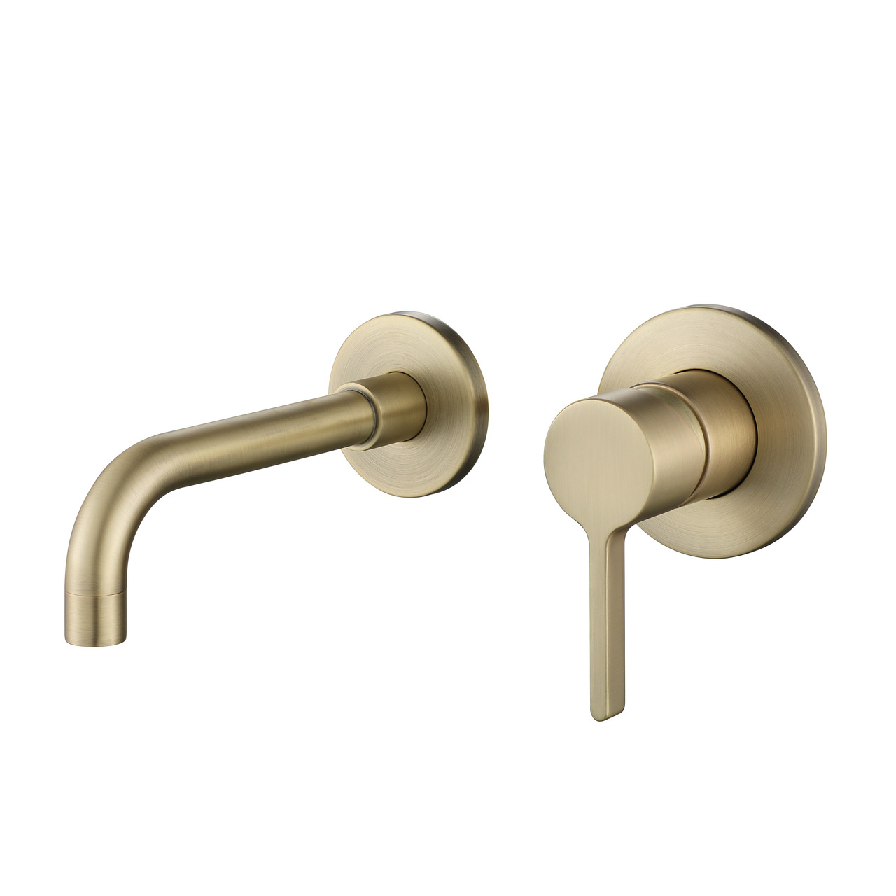 ברז ופיה מהקיר דגם 83585 זהב מוברש 