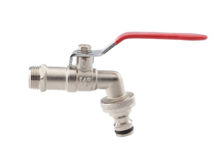 ברז גן + חיבור מהיר לצינור גינה