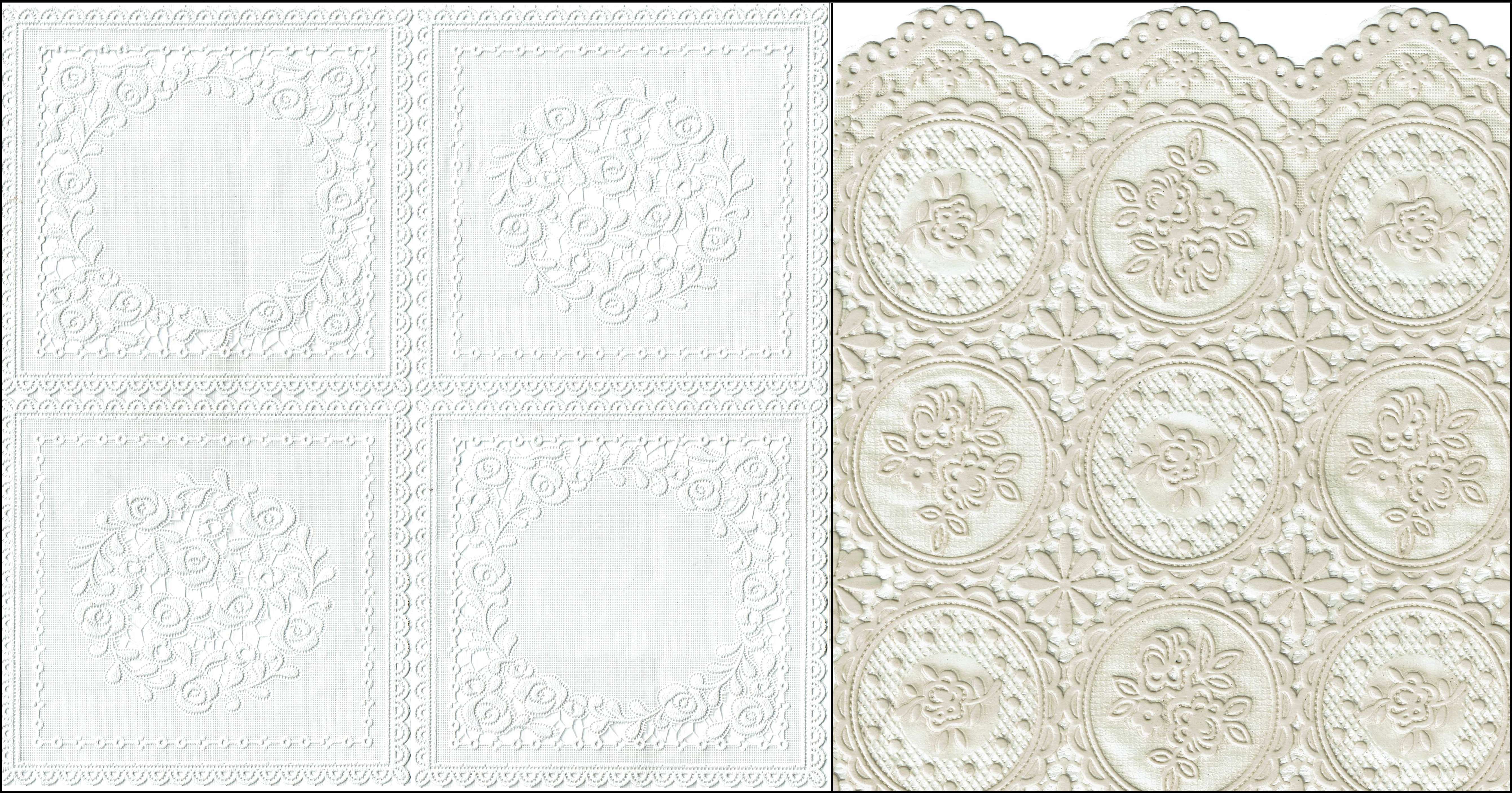 מפת שולחן איכותית PVC עם תחרה רוחב 140 ס"מ