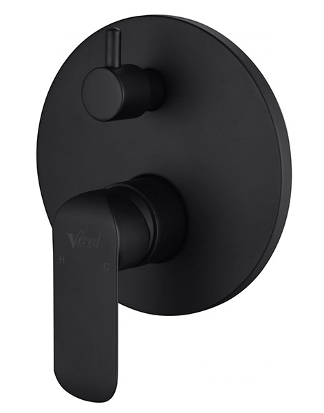 אינטרפוץ 4 דרך דגם 8807 שחור מט